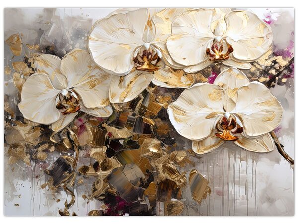 Obraz - Orchideje (70x50 cm)