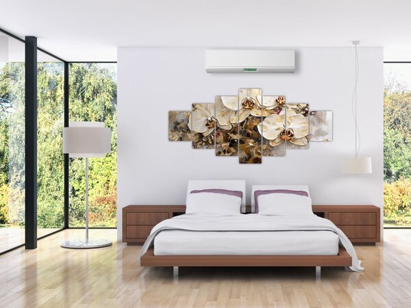 Obraz - Orchideje (210x100 cm)