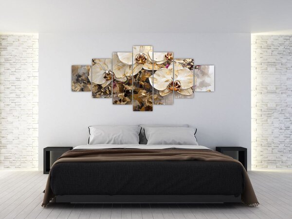 Obraz - Orchideje (210x100 cm)