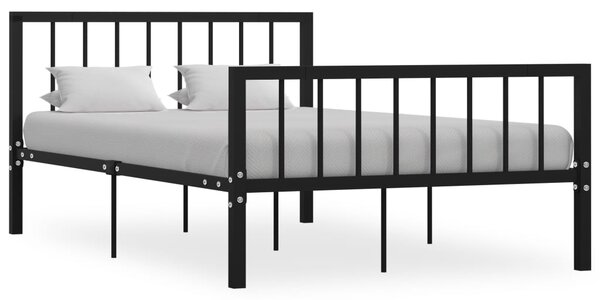 Rám postele černý kov 120 x 200 cm