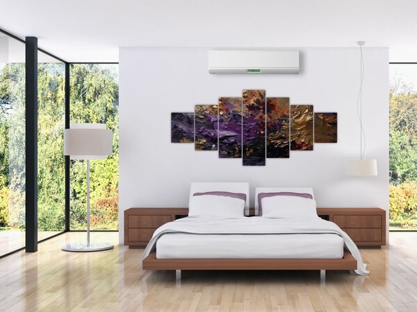 Obraz - Texturovaná abstrakce (210x100 cm)