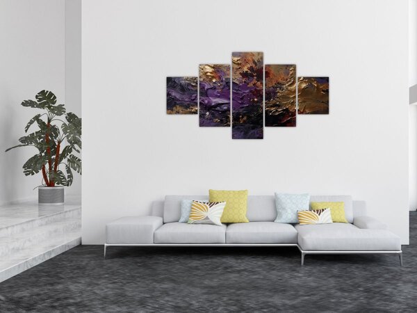 Obraz - Texturovaná abstrakce (125x70 cm)