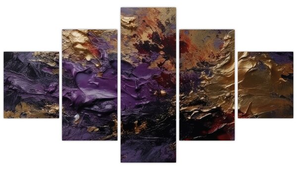 Obraz - Texturovaná abstrakce (125x70 cm)