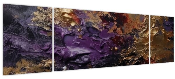Obraz - Texturovaná abstrakce (170x50 cm)
