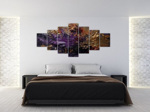 Obraz - Texturovaná abstrakce (210x100 cm)