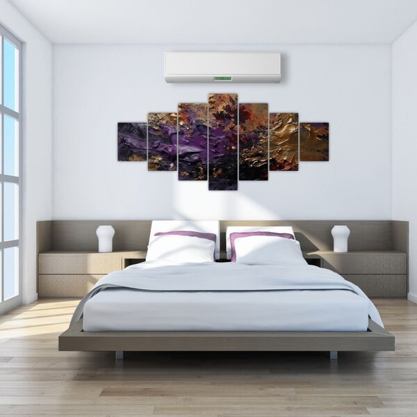 Obraz - Texturovaná abstrakce (210x100 cm)