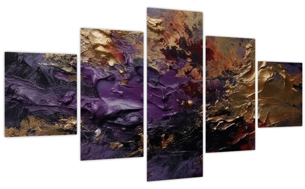Obraz - Texturovaná abstrakce (125x70 cm)