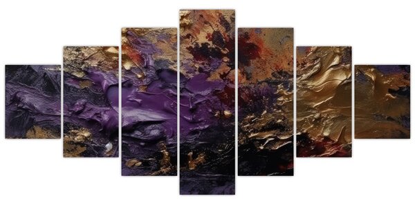 Obraz - Texturovaná abstrakce (210x100 cm)
