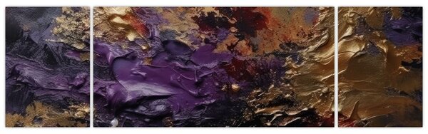 Obraz - Texturovaná abstrakce (170x50 cm)