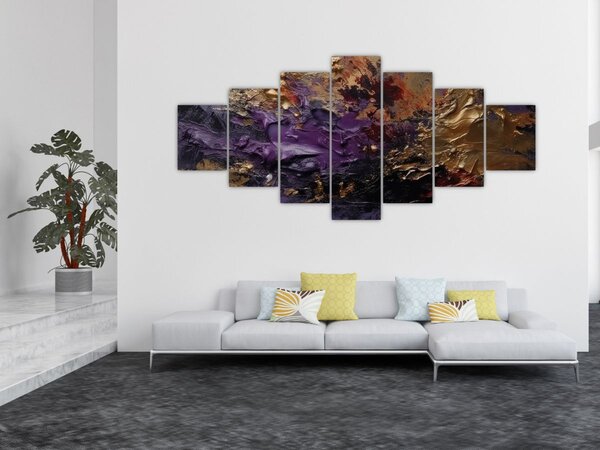 Obraz - Texturovaná abstrakce (210x100 cm)