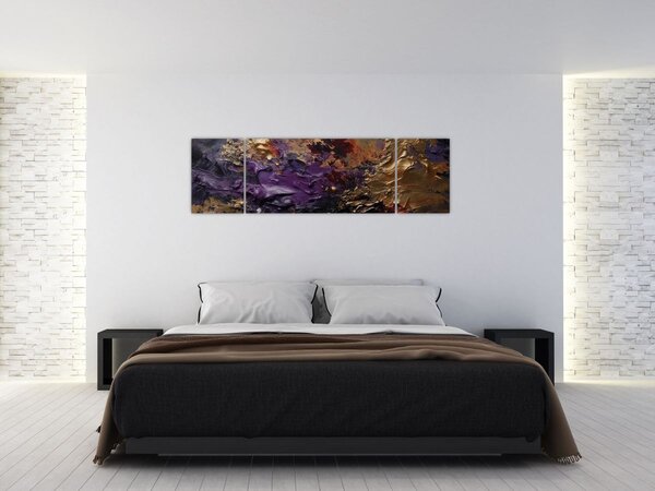 Obraz - Texturovaná abstrakce (170x50 cm)