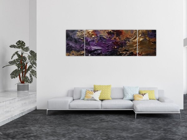 Obraz - Texturovaná abstrakce (170x50 cm)