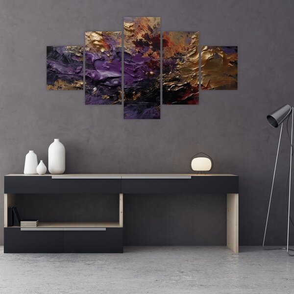 Obraz - Texturovaná abstrakce (125x70 cm)