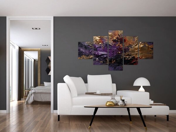 Obraz - Texturovaná abstrakce (125x70 cm)