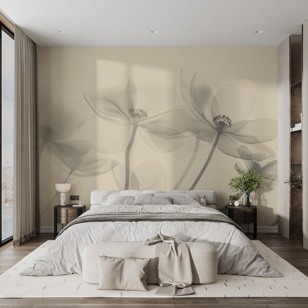 Fototapeta Jemné okvětní lístky v měkkých odstínech, Květinové fototapety, Populární fototapety, w08490 - Tapeko.co.cz