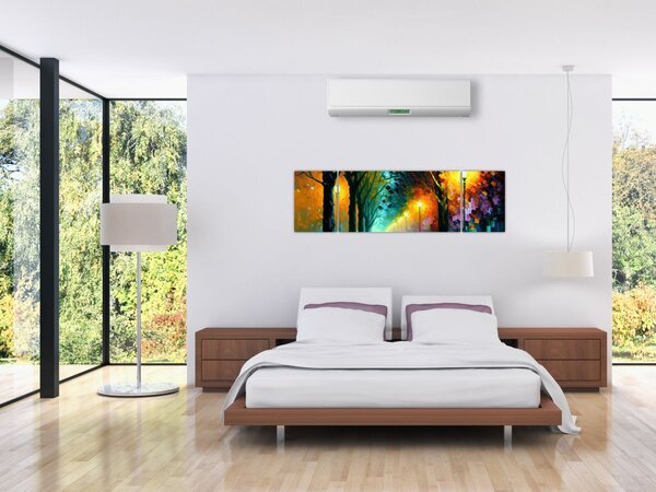 Obraz - Noční procházka (170x50 cm)