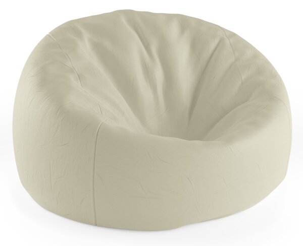 Sablio Sedací vak Cocoon Bílá slonová kost - 75 x 45 x 35 cm