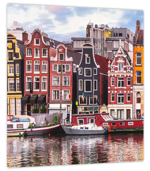 Obraz - Amsterdam, taneční domy (30x30 cm)