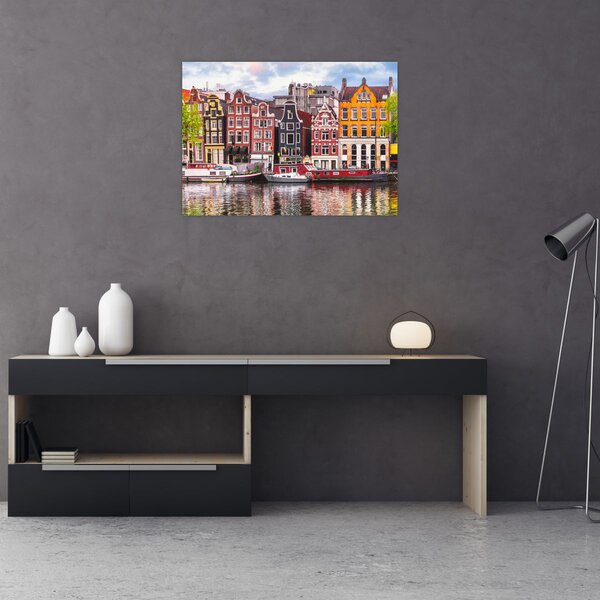 Obraz - Amsterdam, taneční domy (70x50 cm)