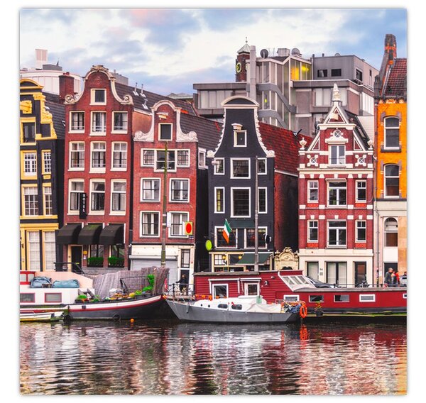Obraz - Amsterdam, taneční domy (30x30 cm)