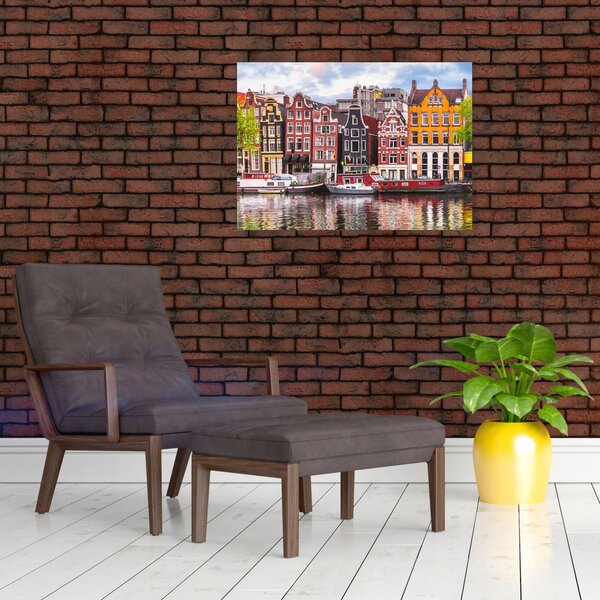 Obraz - Amsterdam, taneční domy (70x50 cm)