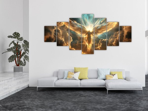 Obraz - Andělská mytologie (210x100 cm)