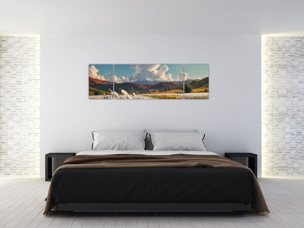 Obraz - Klidná krajina (170x50 cm)