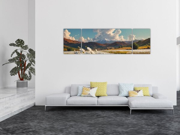 Obraz - Klidná krajina (170x50 cm)