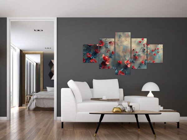 Obraz - Vlčí máky (125x70 cm)