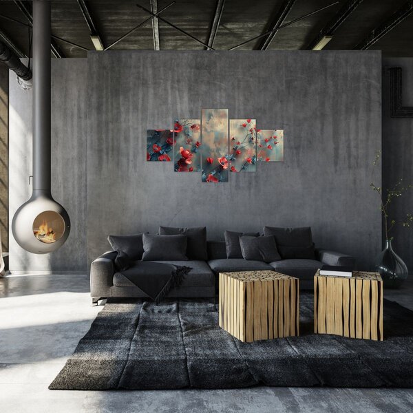 Obraz - Vlčí máky (125x70 cm)