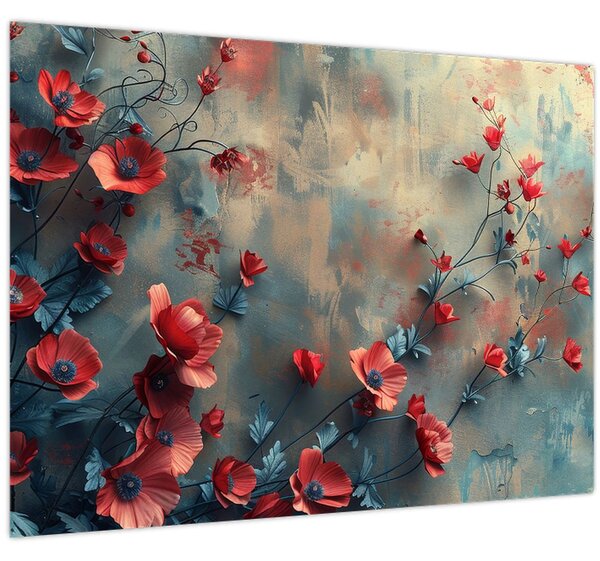 Obraz - Vlčí máky (70x50 cm)