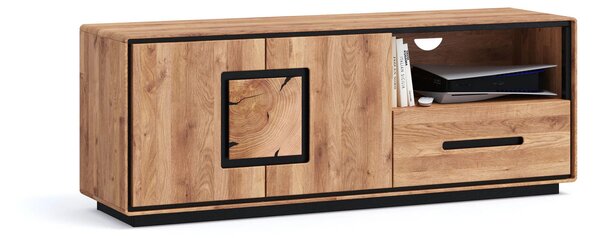 SOB Nábytek - Dřevěný TV stolek Montpellier divoký dub - F01005401G