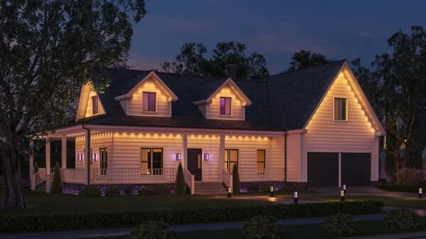 Venkovní světelný řetěz LED 1000–20000K biela IP65 Philips HUE White and Color Ambiance Festavia gradient 8721103078506