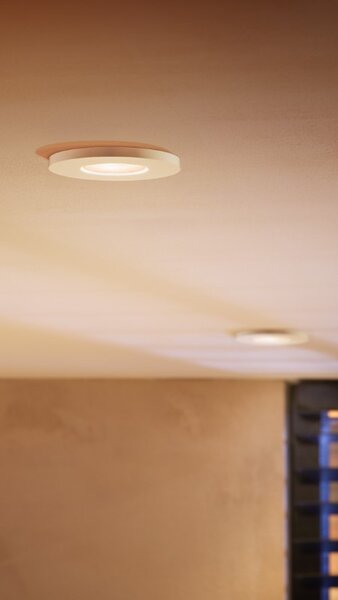 Zapuštěné svítidlo 1x GU10 2200–6500K biela IP44 Philips HUE White Ambiance Adore 8721103072962