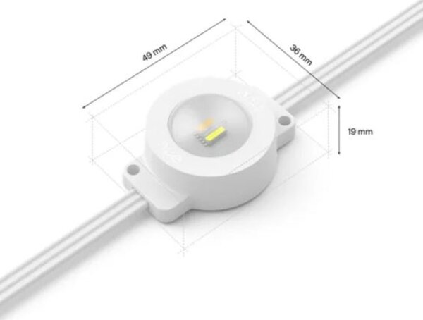 Venkovní světelný řetěz LED 1000–20000K biela IP65 Philips HUE White and Color Ambiance Festavia gradient 8721103078506
