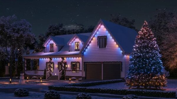Venkovní světelný řetěz LED 1000–20000K biela IP65 Philips HUE White and Color Ambiance Festavia gradient 8721103078506