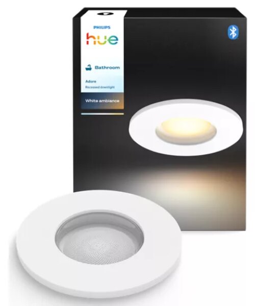 Zapuštěné svítidlo 1x GU10 2200–6500K biela IP44 Philips HUE White Ambiance Adore 8721103072962