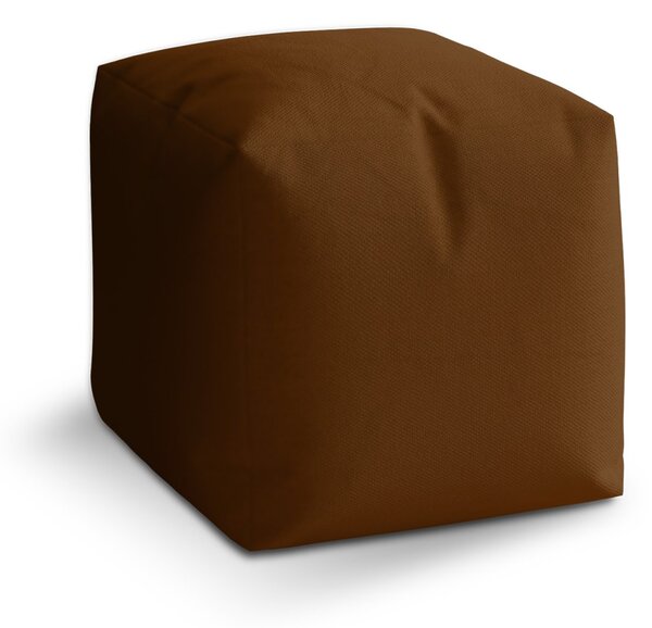 Sablio Taburet Cube Hnědá: 40x40x40 cm
