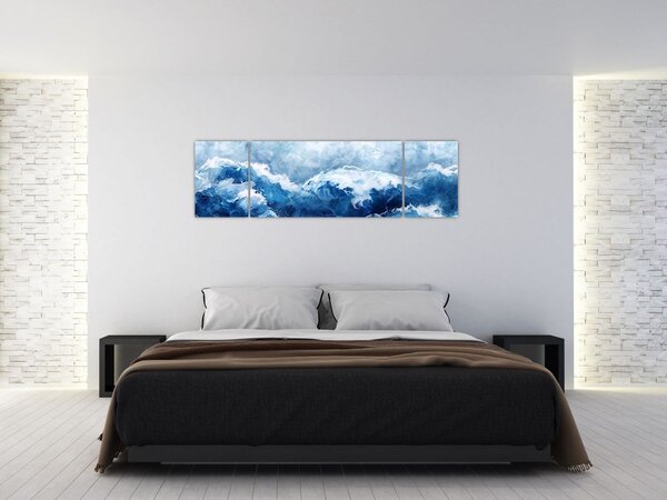 Obraz - Ilustrace moře (170x50 cm)