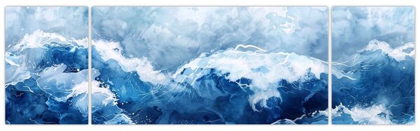 Obraz - Ilustrace moře (170x50 cm)