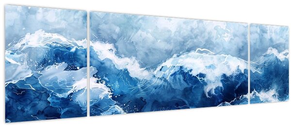 Obraz - Ilustrace moře (170x50 cm)