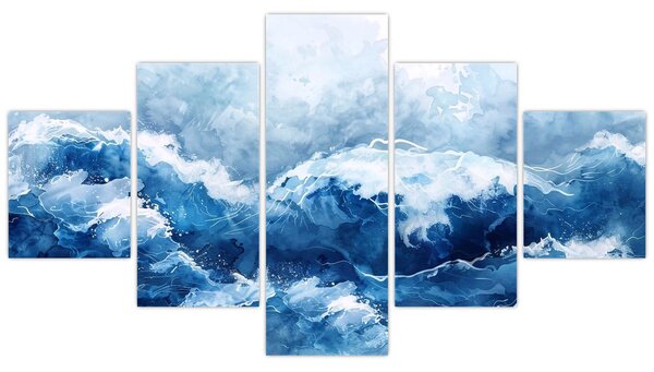 Obraz - Ilustrace moře (125x70 cm)