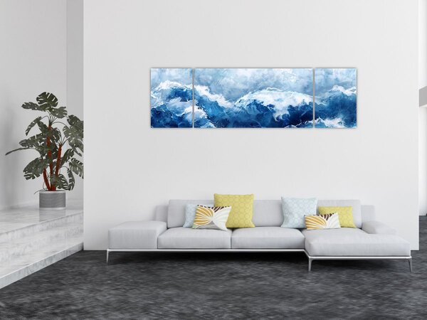 Obraz - Ilustrace moře (170x50 cm)