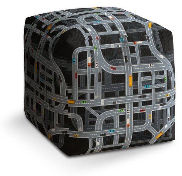 Sablio Taburet Cube Dětská autodráha: 40x40x40 cm