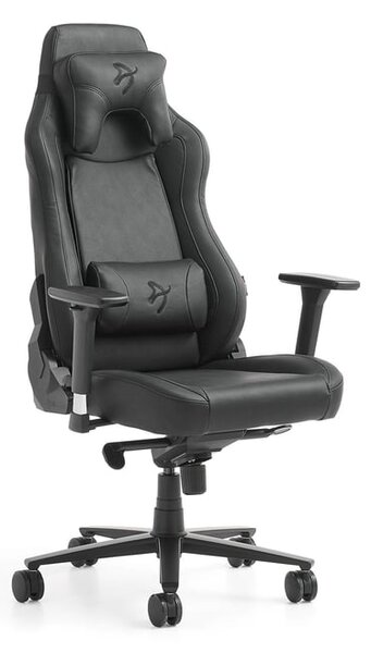 AJ Produkty Herní židle LUTON, syntetická kůže, černá