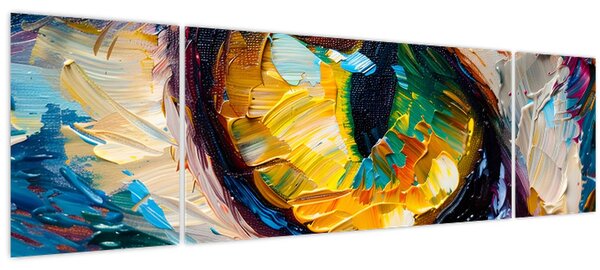 Obraz - Malba kočičího oka (170x50 cm)