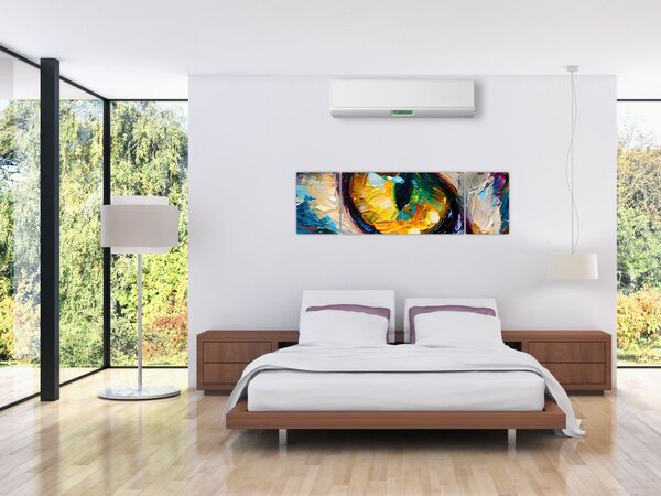 Obraz - Malba kočičího oka (170x50 cm)