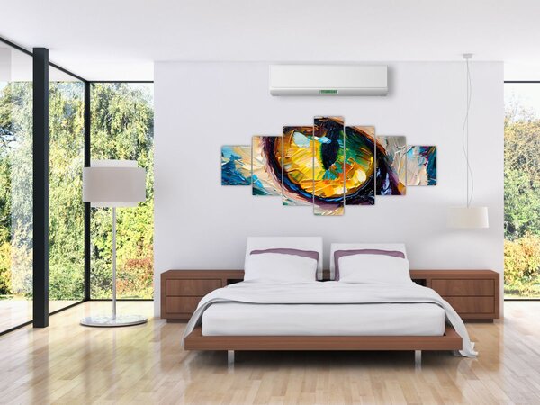 Obraz - Malba kočičího oka (210x100 cm)