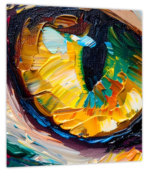 Obraz - Malba kočičího oka (30x30 cm)