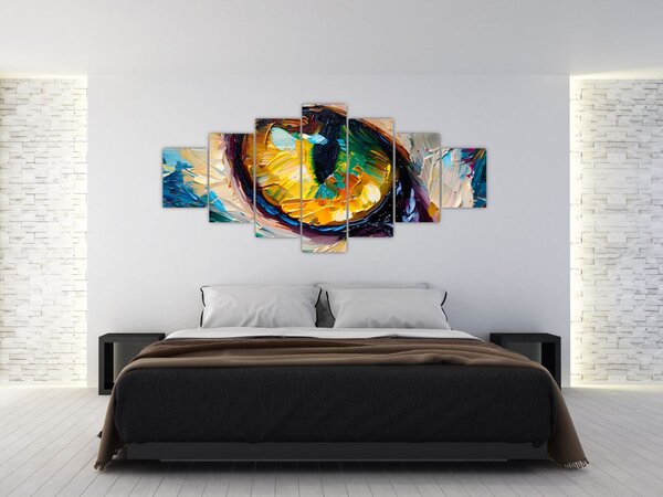 Obraz - Malba kočičího oka (210x100 cm)